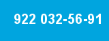 922 032-56-91